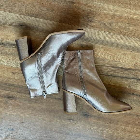 Free People Sienna Ankle Boot Bronze - Picture 8 of 11